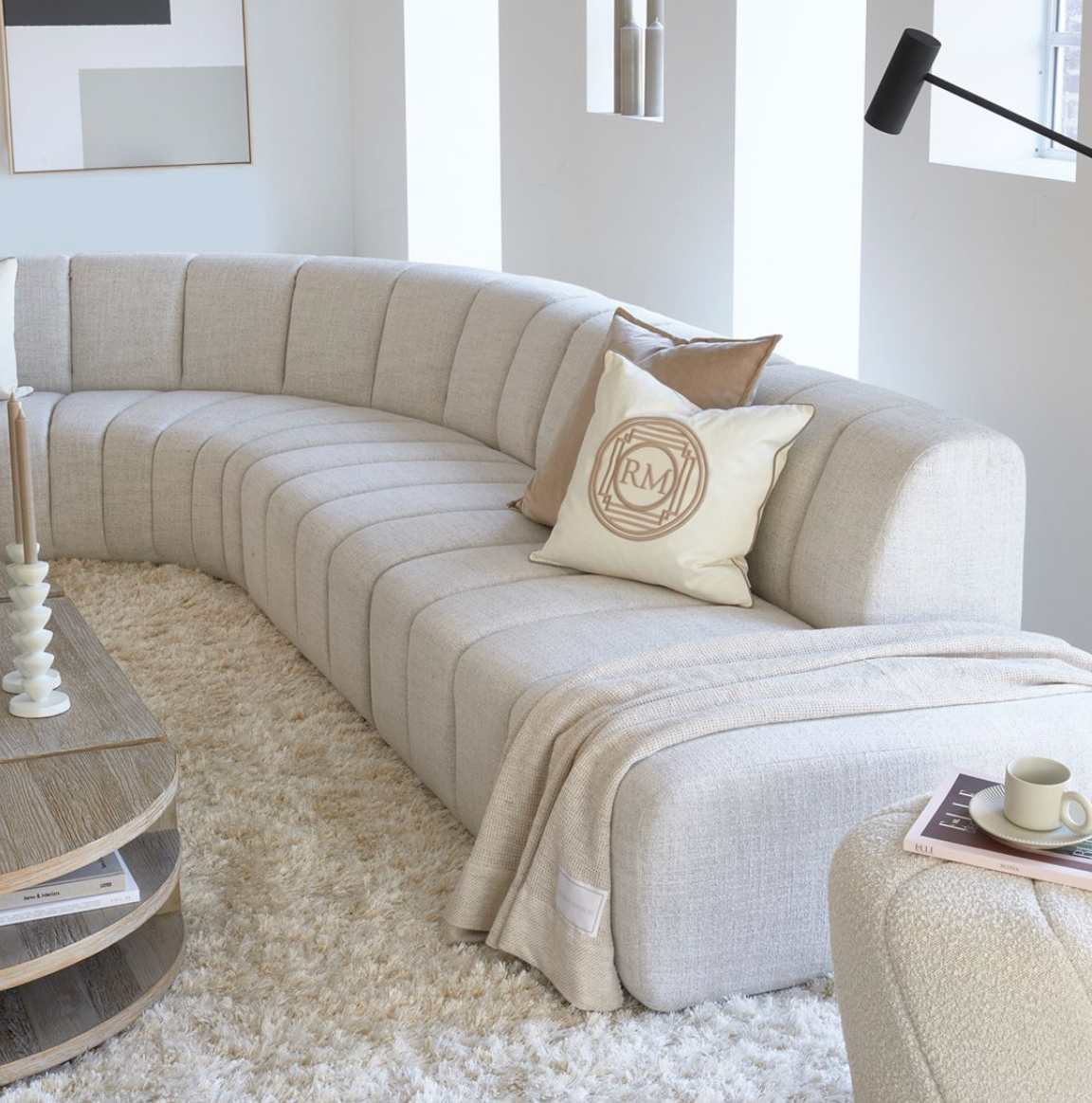 Riviera Maison Dazzle Lounger R Antique White-8720794001107-Stil-Ambiente-8225001