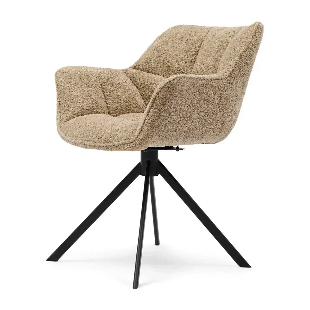 Riviera Maison Drehbarer Esszimmerstuhl Carnaby, Soft Walnut-8720794251267-www.Stil-Ambiente.de-31714001