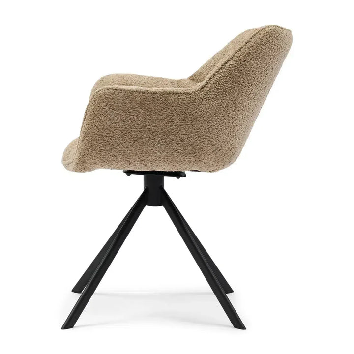 Riviera Maison Drehbarer Esszimmerstuhl Carnaby, Soft Walnut-8720794251267-www.Stil-Ambiente.de-31714001