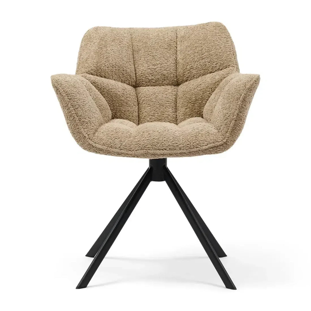 Riviera Maison Drehbarer Esszimmerstuhl Carnaby, Soft Walnut-8720794251267-www.Stil-Ambiente.de-31714001