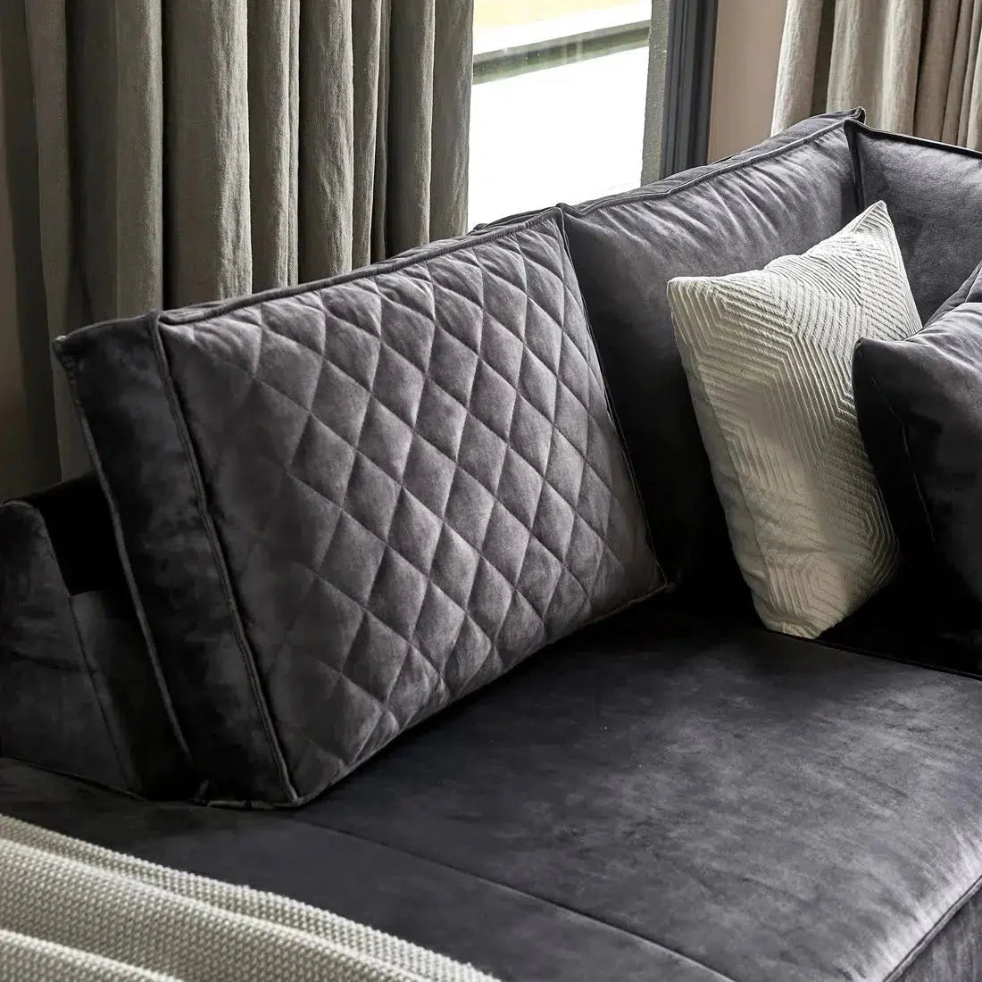 Riviera Maison Ecksofa Links Kendall, Grimaldi Grey-Riviera Maison-8720142054342-Stil-Ambiente-6366011