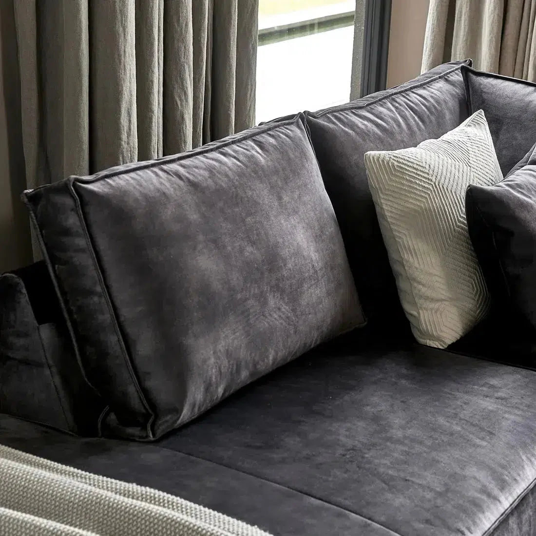 Riviera Maison Ecksofa Links Kendall, Grimaldi Grey-Riviera Maison-8720142054342-Stil-Ambiente-6366011