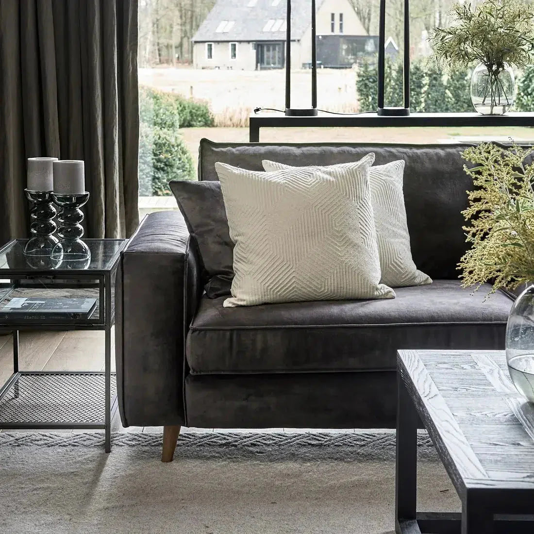 Riviera Maison Ecksofa Rechts Kendall, Grimaldi Grey-Riviera Maison-8720142054878-Stil-Ambiente-6378011