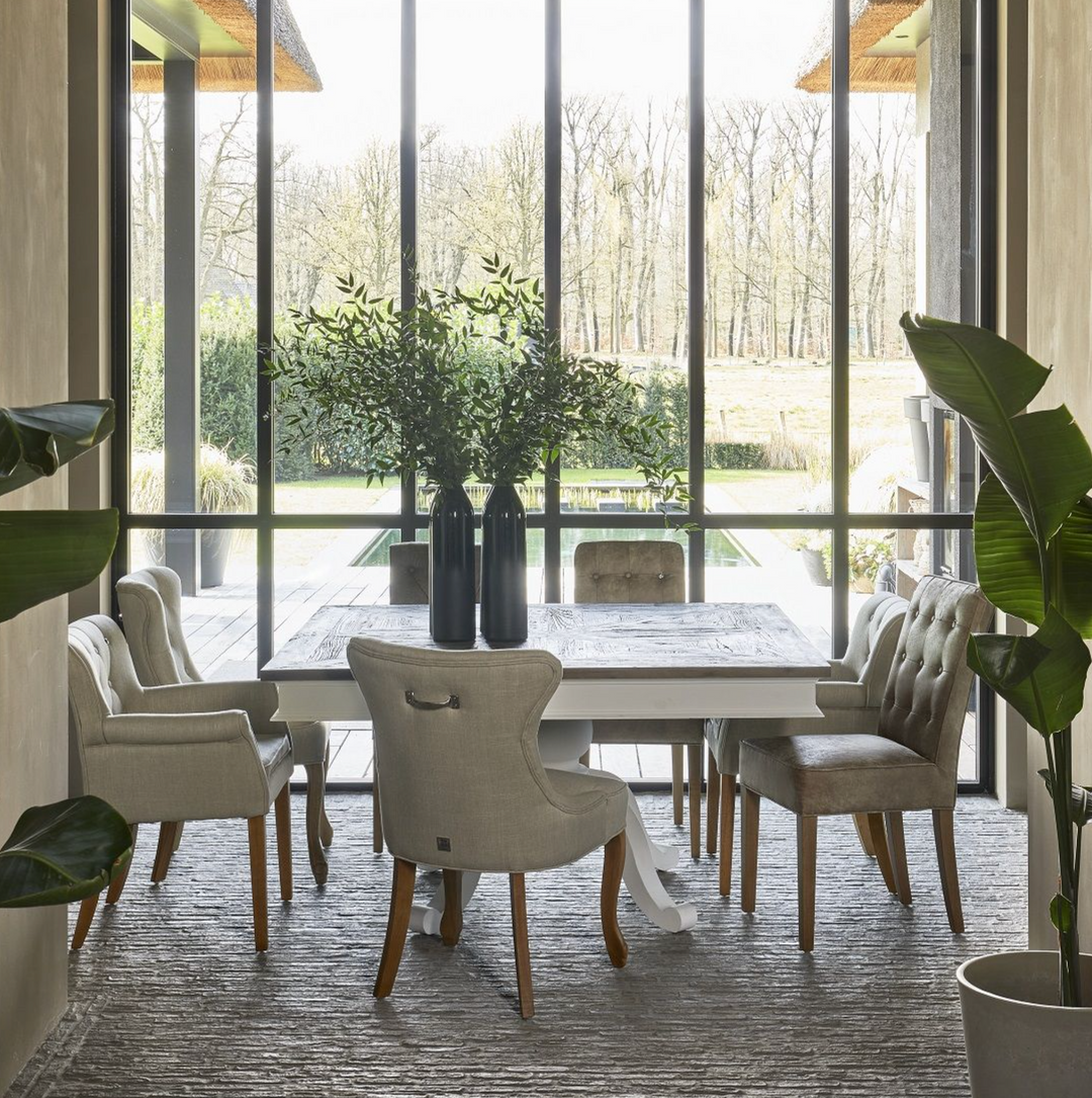 Stil-Ambiente Esstisch Burgund Landhaus Stil 150x150cm-4262466872065-www.Stil-Ambiente.de-131980-R