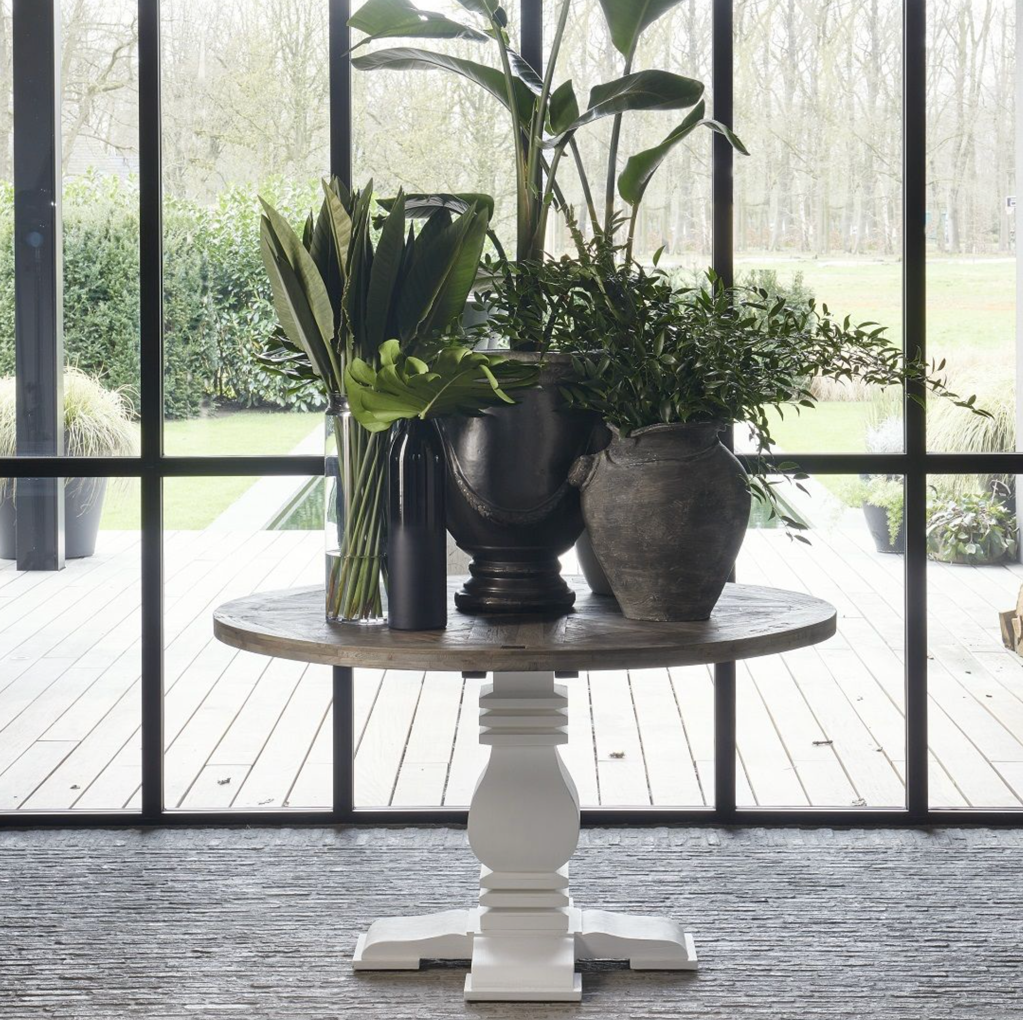 Riviera Maison Esstisch Crossroads, Ø140-8718056284368-Stil-Ambiente-215380