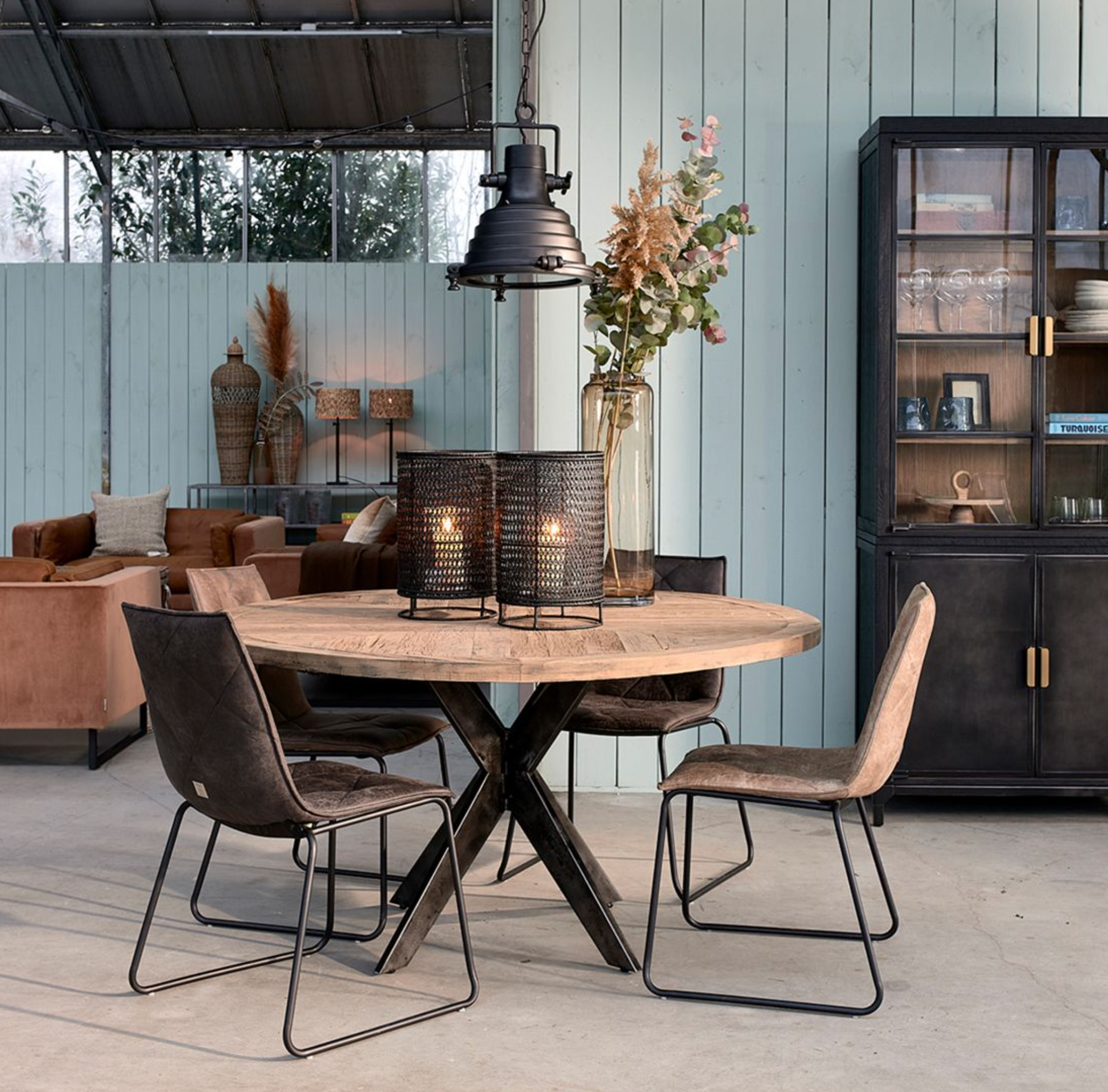 Riviera Maison Esstisch Falcon Crest, Ø150-8720142238964-Stil-Ambiente-468480