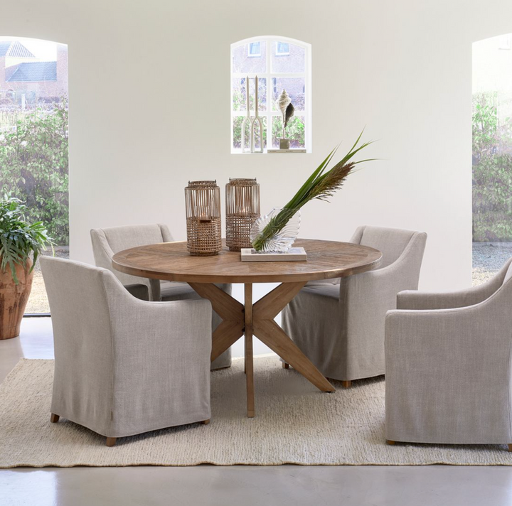 Riviera Maison Esstisch Portland, Ø150-8720794050488-Stil-Ambiente-532940