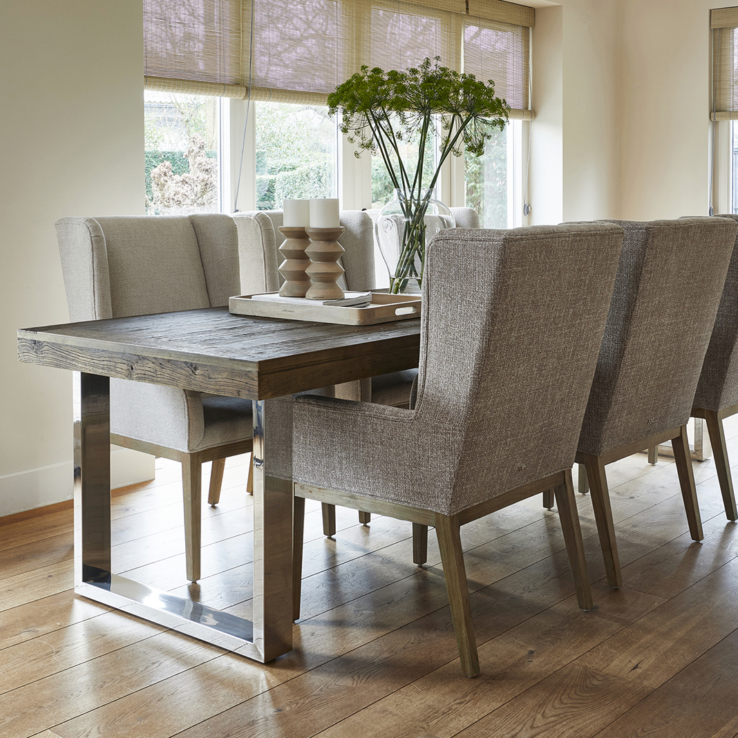 Riviera Maison Esszimmerstuhl Ascot, Bright Taupe, Chenille Jacquard-8720794162846-www.Stil-Ambiente.de-30353002