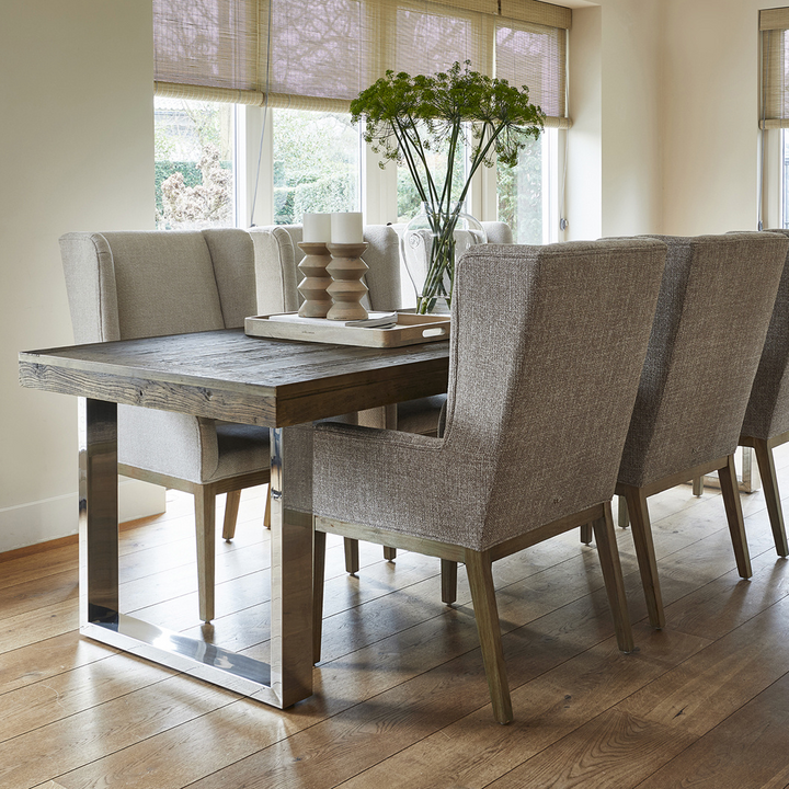 Riviera Maison Esszimmerstuhl Ascot, Bright Taupe, Chenille Jacquard-8720794162846-www.Stil-Ambiente.de-30353002