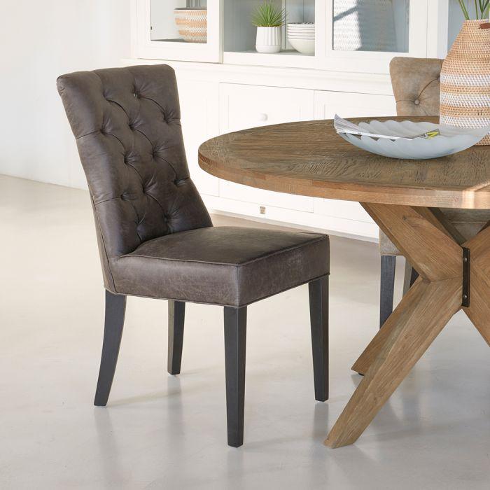 Riviera Maison Esszimmerstuhl Balmoral, Espresso, Pellini-8720794044531-Stil-Ambiente-8923003