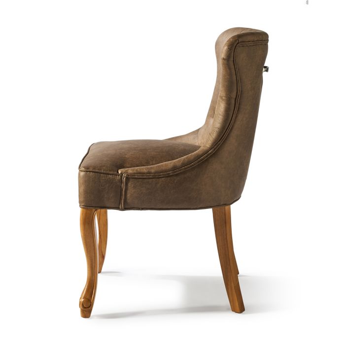 Riviera Maison Esszimmerstuhl George, Coffee, Pellini-8718056577583-Stil-Ambiente-3394007