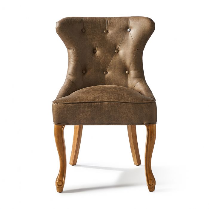 Riviera Maison Esszimmerstuhl George, Coffee, Pellini-8718056577583-Stil-Ambiente-3394007