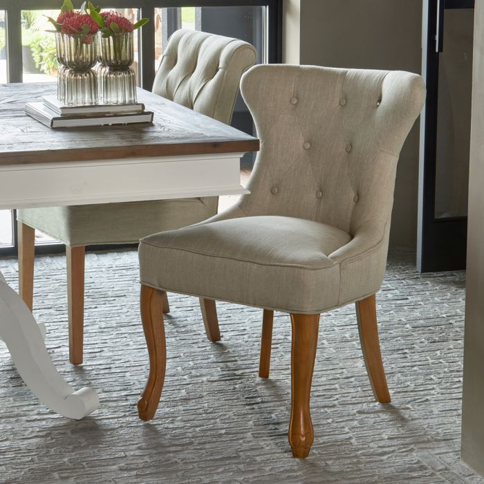 Riviera Maison Esszimmerstuhl George, Flax, Linen-8718056285358-Stil-Ambiente-3393005