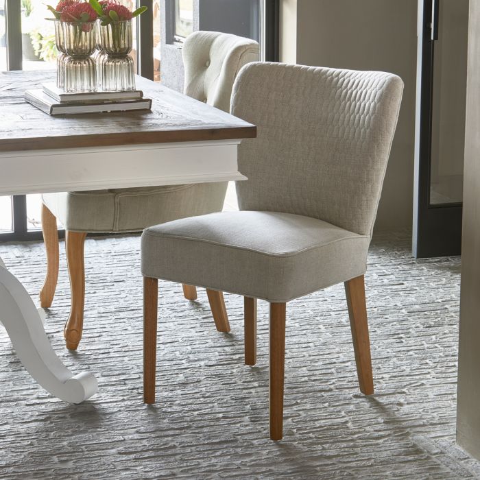 Riviera Maison Esszimmerstuhl Louise, Fabulous Flax, Mouliné Linen-8720142318987-Stil-Ambiente-5949001