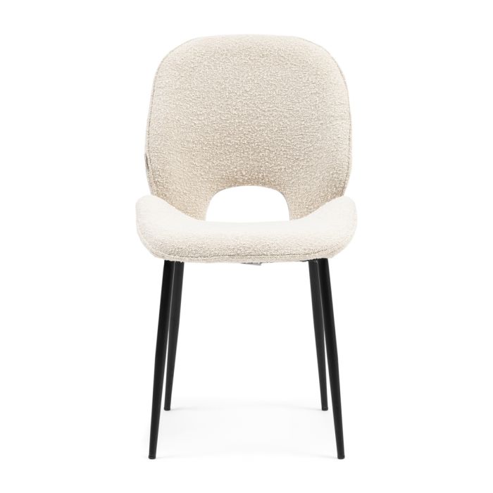 Riviera Maison Esszimmerstuhl Mr. Beekman, White Sand, Bouclé-8720142017811-Stil-Ambiente-6070001