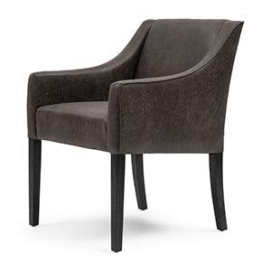 Riviera Maison Esszimmerstuhl Savile Row, Pell Espresso, Berkshire-Stil-Ambiente-8720794100008