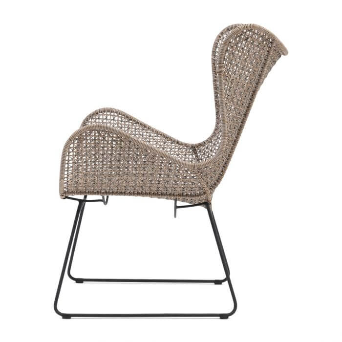Riviera Maison Portofino Outdoor Stackable Dining Chair Graphite-8720142087265-Stil-Ambiente-506640