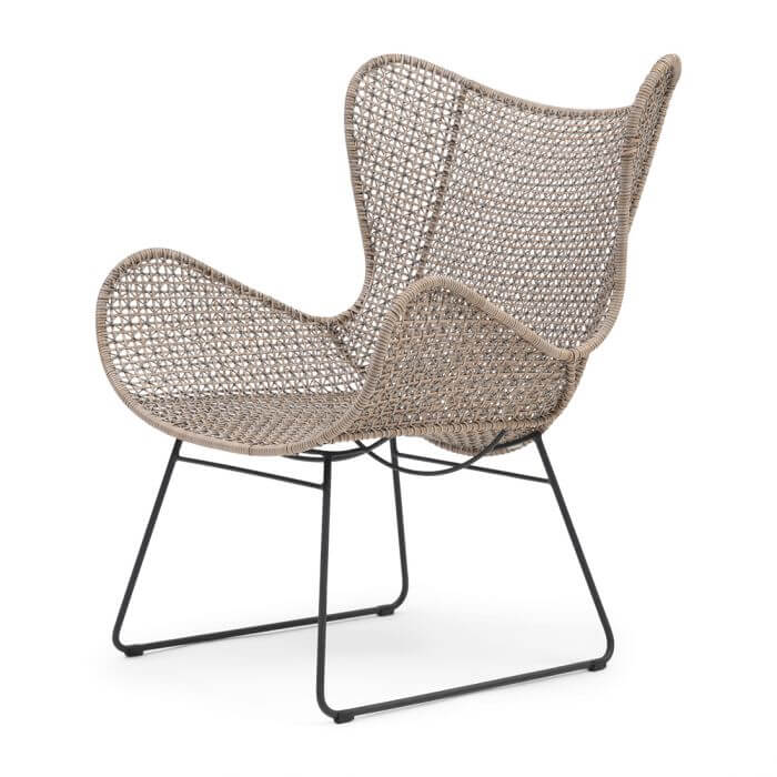 Riviera Maison Portofino Outdoor Stackable Dining Chair Graphite-8720142087265-Stil-Ambiente-506640
