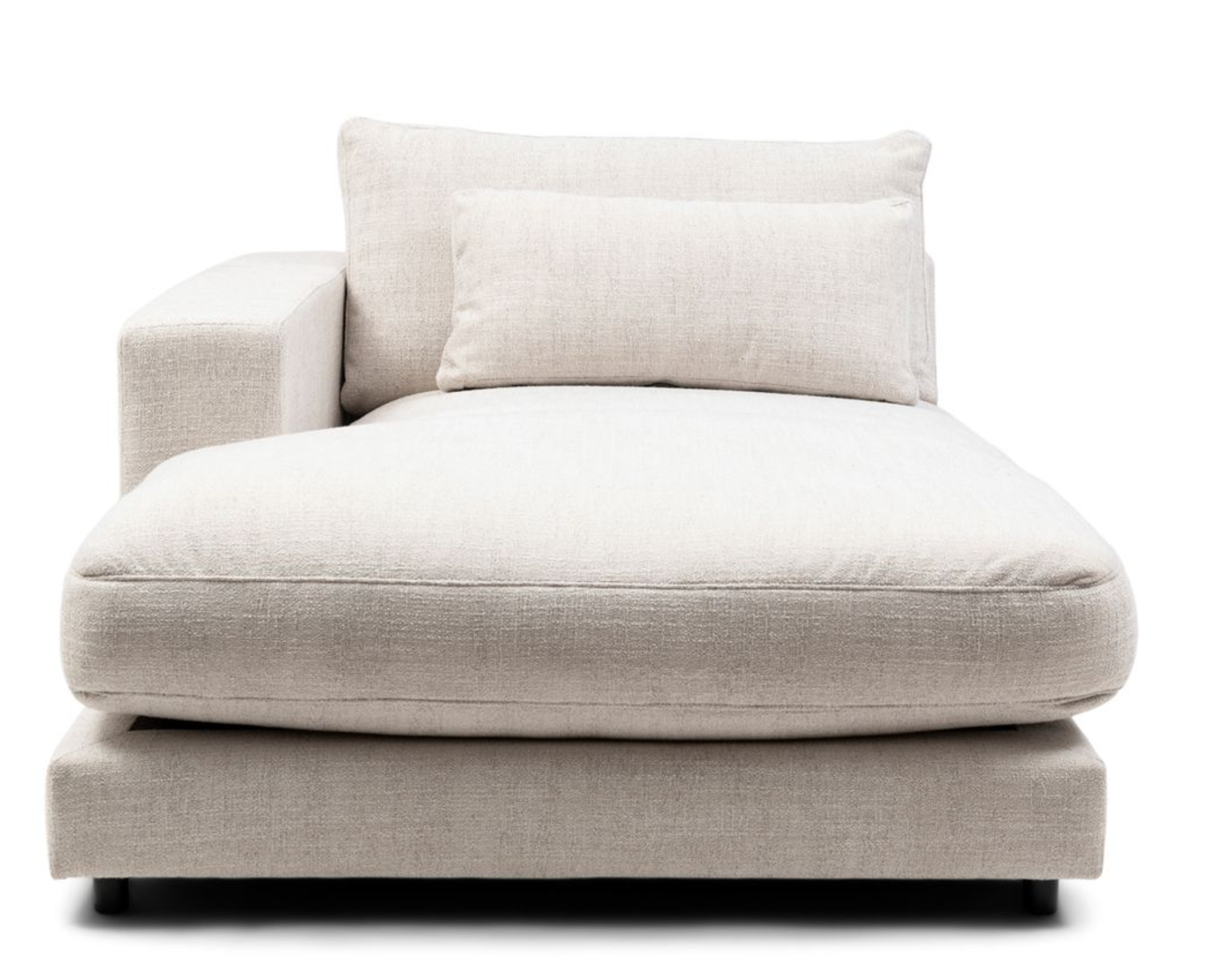 Riviera Maison Stephen Chaise Longue Left, rich tweed, antique white-8718056697649-Stil-Ambiente-7099001