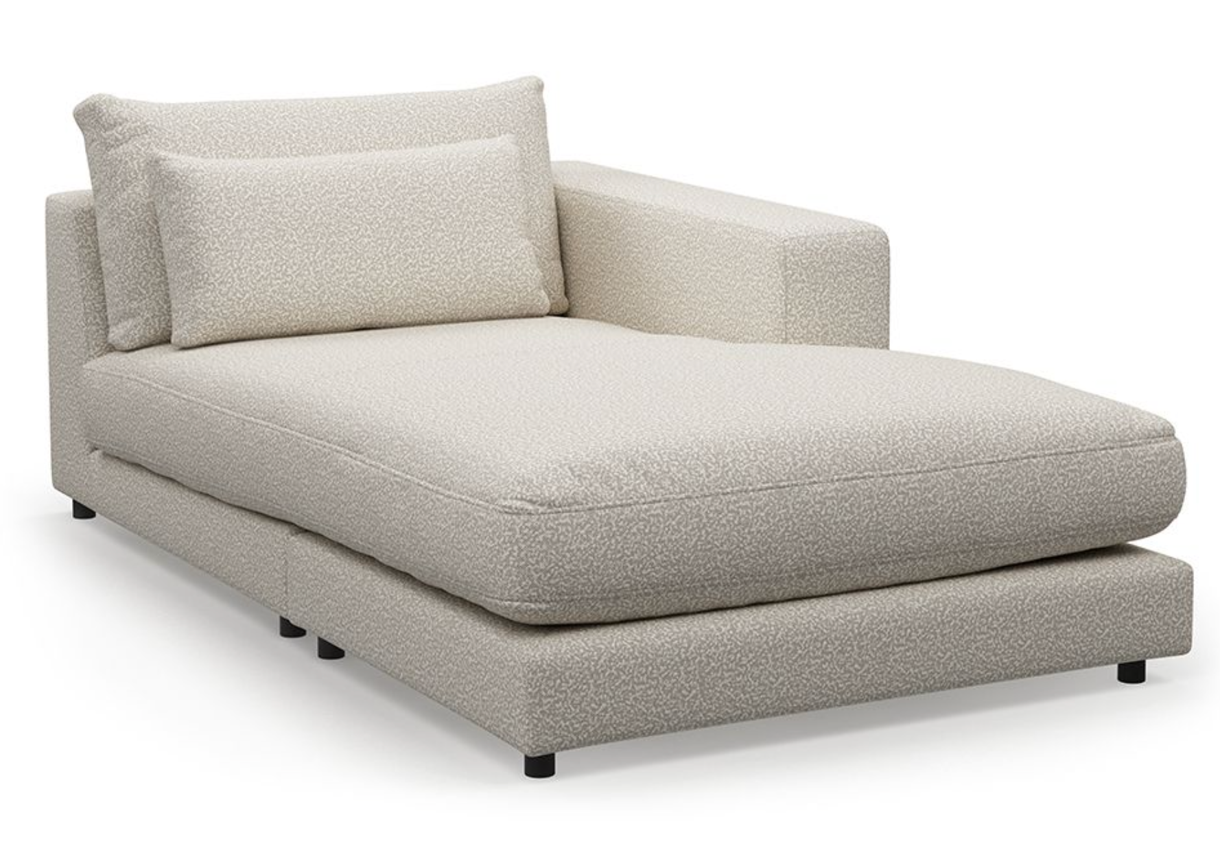 Riviera Maison Stephen Chaise Longue Right, bouclé, simply white-8720142097189-Stil-Ambiente-7082001