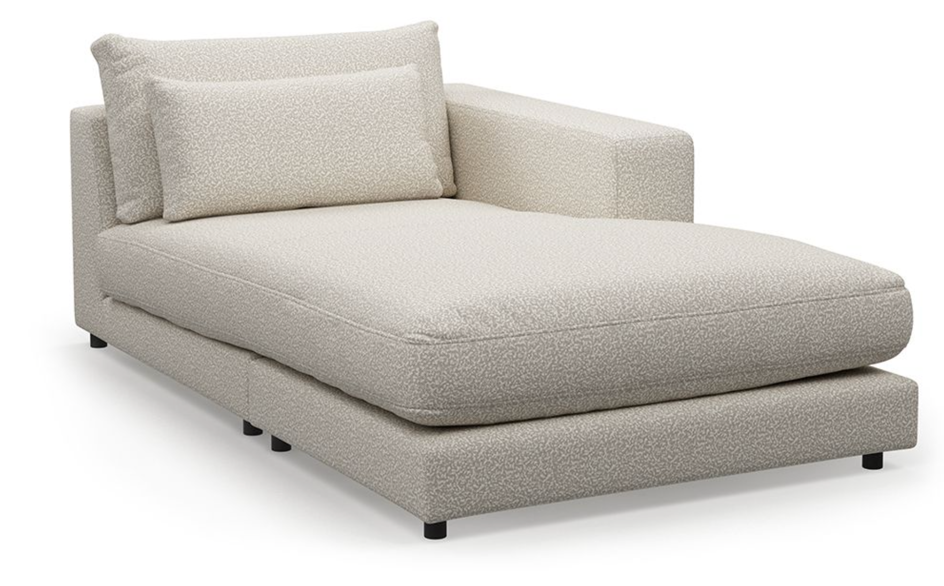 Riviera Maison Stephen Chaise Longue Right, bouclé, simply white-8720142097189-Stil-Ambiente-7082001