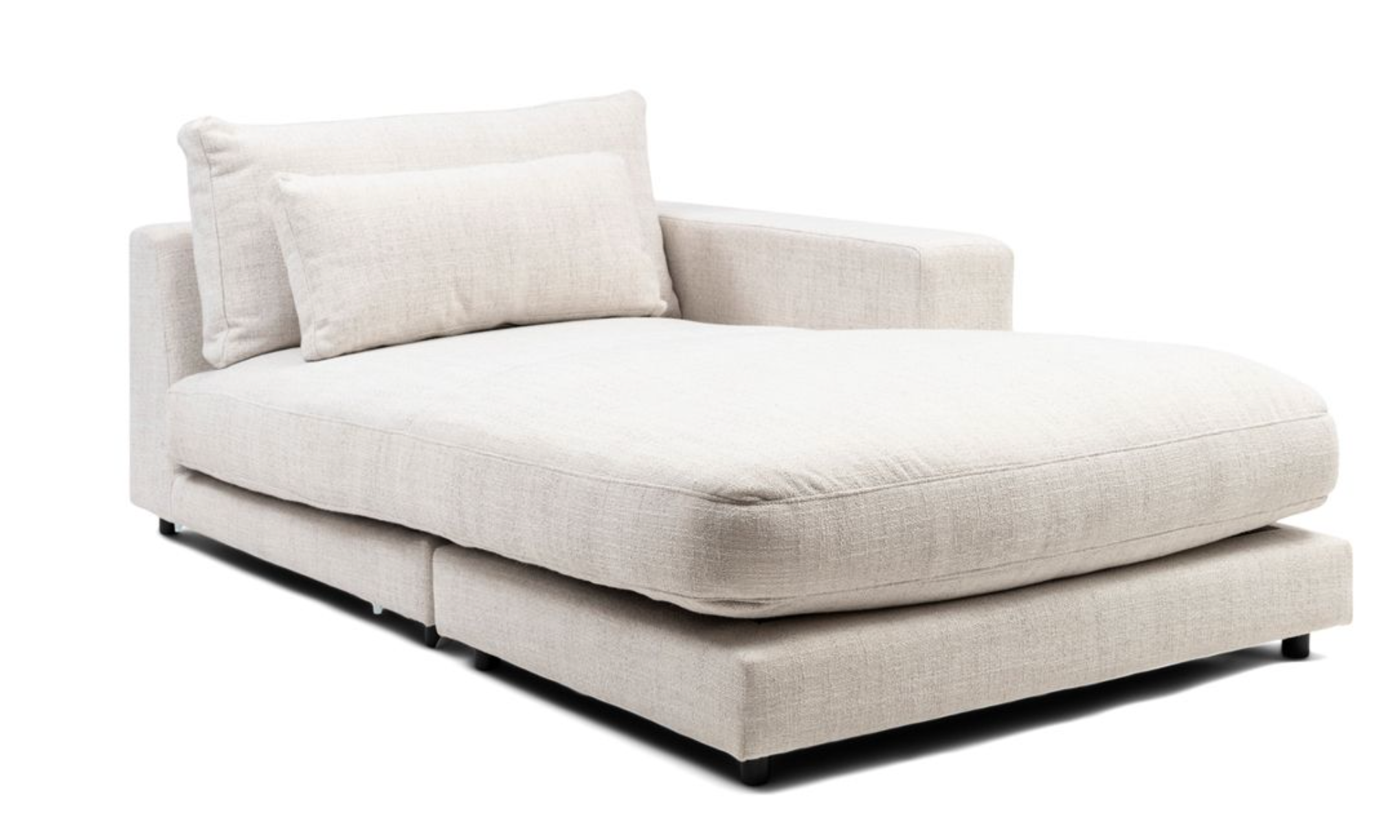 Riviera Maison Stephen Chaise Longue Right, rich tweed, antique white-8720142241377-Stil-Ambiente-7087001