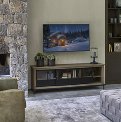 Riviera Maison TV-Möbel The Hoxton, Schwarz-8720142319304-Stil-Ambiente-484510