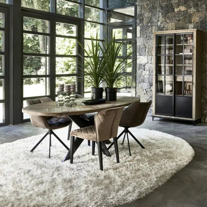 Riviera Maison Teppich Cecil, Creme, 390x280-Stil-Ambiente-