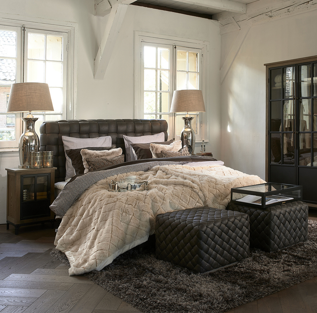 Riviera Maison Teppich Cecil, Schwarz, 290x200cm-8720142239060-Stil-Ambiente-468720
