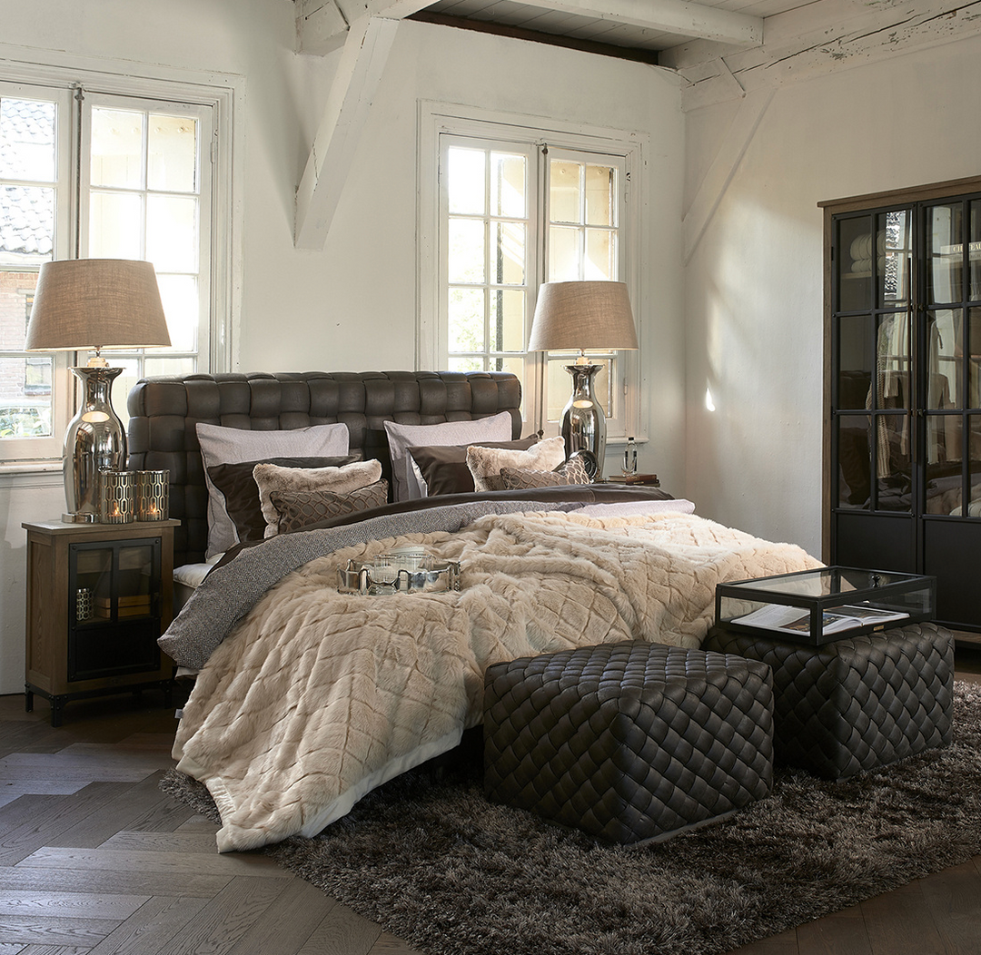 Riviera Maison Teppich Cecil, Schwarz, 390x280cm-8720142075460-Stil-Ambiente-500430