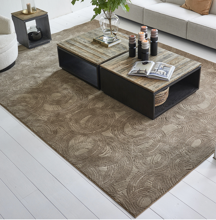 Riviera Maison Teppich Delfina, Taupe, 330x240cm-8720794012851-Stil-Ambiente-523310