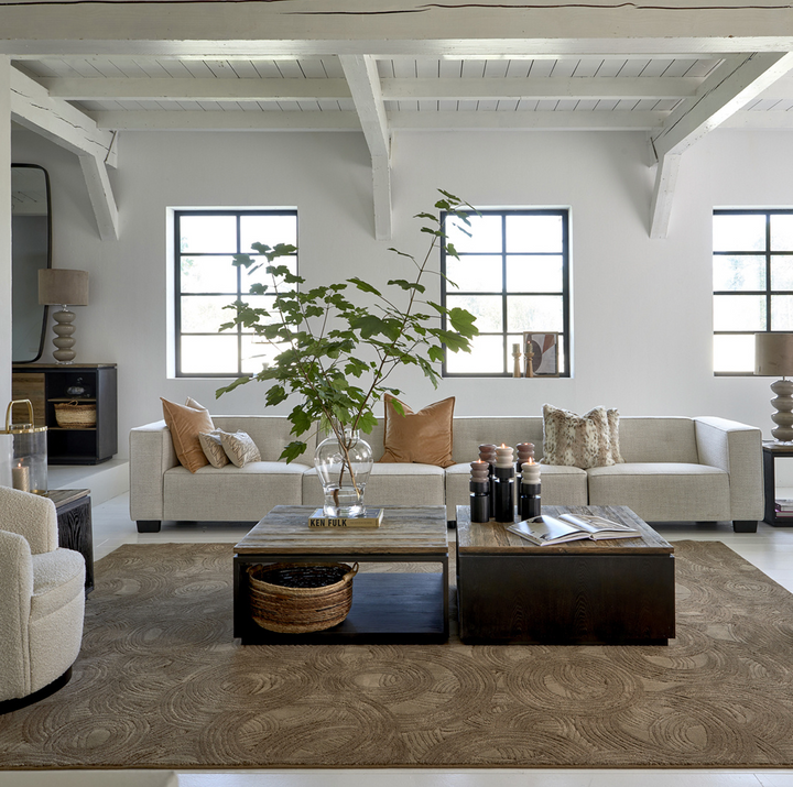 Riviera Maison Teppich Delfina, Taupe, 330x240cm-8720794012851-Stil-Ambiente-523310