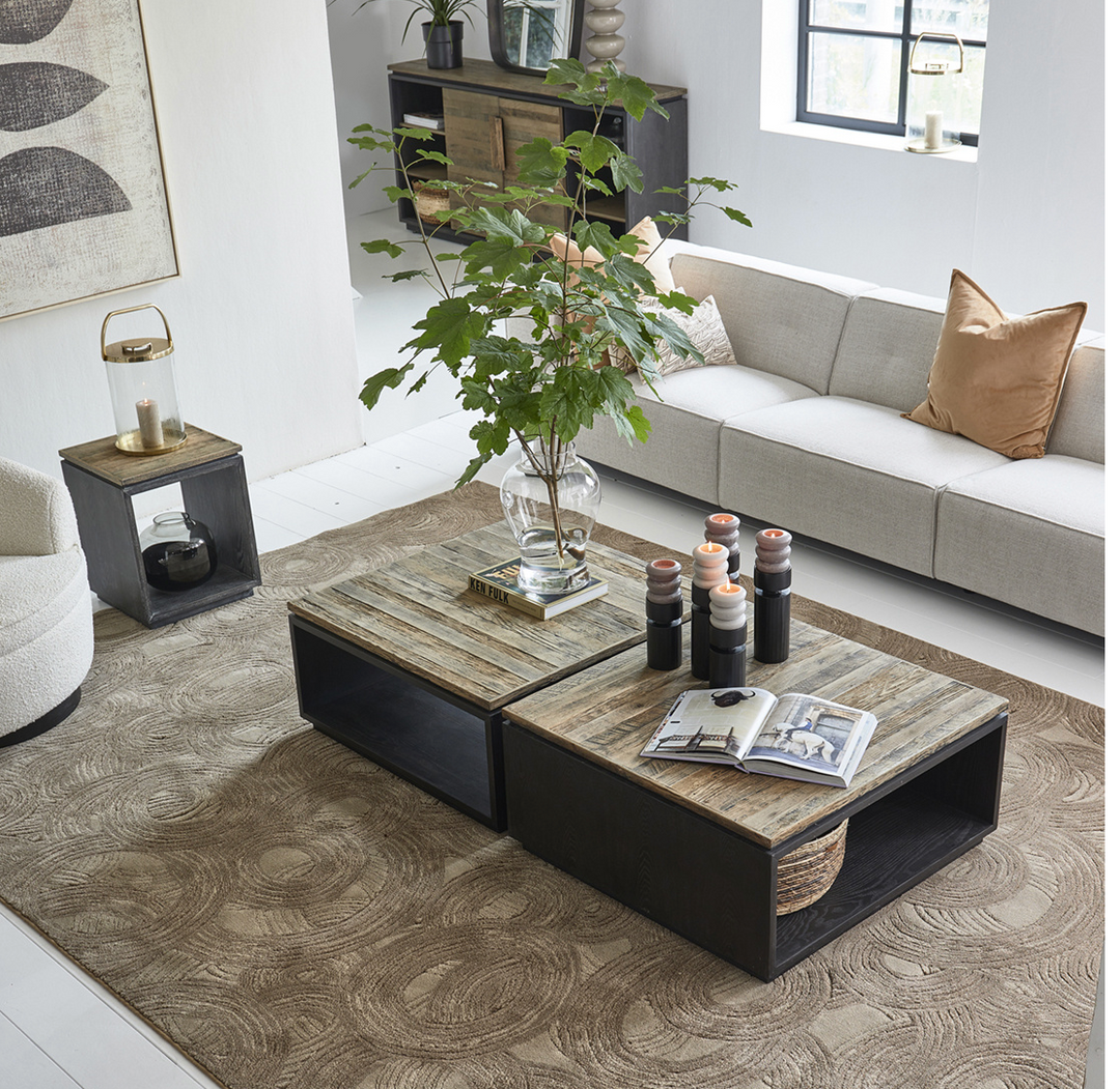 Riviera Maison Teppich Delfina, Taupe, 330x240cm-8720794012851-Stil-Ambiente-523310