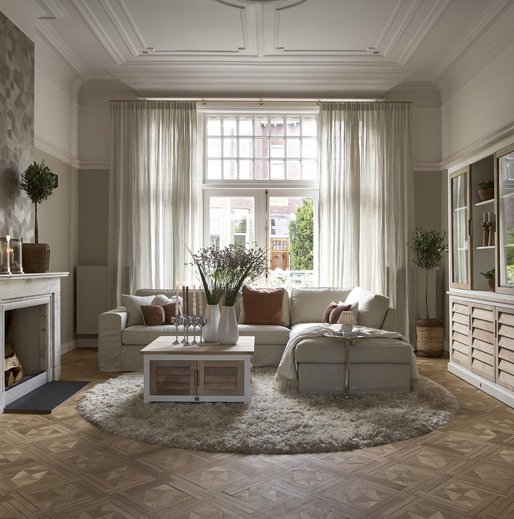 Riviera Maison Teppich Mesa Vista, Ø320-8720142294380-Stil-Ambiente-481850