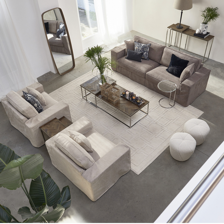 Riviera Maison Teppich Versailles, Creme, 300x200cm-8720794012585-Stil-Ambiente-523050