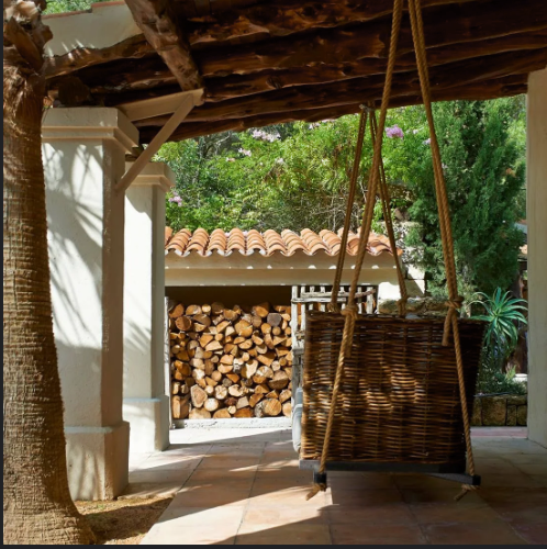 Riviera Maison Hängesofa "Rustic Rattan Can Carlos hanging Sofa